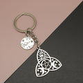 Zinc Alloy Sun Moon Star Keychain Bag Charm Gift view 1