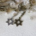 Metal Hexagram Star Keychain Bag Charm for Keys and Gifts view 3