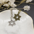 Metal Hexagram Star Keychain Bag Charm for Keys and Gifts view 4