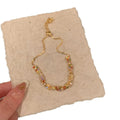 Colorful Dopamine Rhinestone Geometric Copper Bangle Minimalist Fashion Designer Bracelet view 5