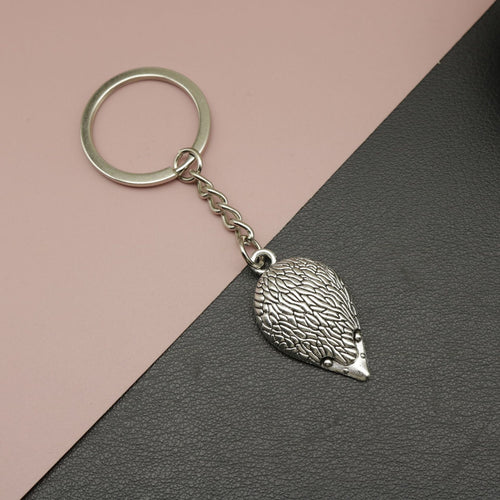 Zinc Alloy Hedgehog Keychain Minimalist Bag Charm Gift