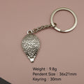 Zinc Alloy Hedgehog Keychain Minimalist Bag Charm Gift view 2