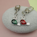 Zinc Alloy Crystal Sparrow Keychain Bag Charm Gift view 4