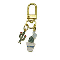 Zinc Alloy Cactus Keychain Key Ring Bag Charm Gift view 5