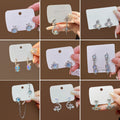 Luxury Korean Style Random Blind Box Alloy Rhinestone Pearl Stud Drop Women's Fashion Earrings view 3
