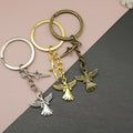 Metal Angel Star Keychain For Bag Charm Gift view 1