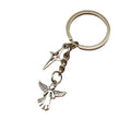 Metal Angel Star Keychain For Bag Charm Gift view 5