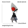 Acrylic Girl With Handbag Brooch For Suit And Cardigan view 5