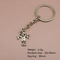 Zinc Alloy Scarecrow Keychain Novelty Bag Charm Gift view 2