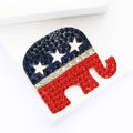 Alloy Elephant Lapel Brooch Pin For Men And Women view 3