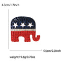 Alloy Elephant Lapel Brooch Pin For Men And Women view 4