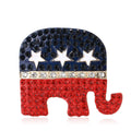 Alloy Elephant Lapel Brooch Pin For Men And Women view 5