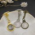 Zinc Alloy Clock Watch Keychain Vintage Bag Charm Gift view 3