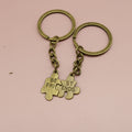 Crystal Heart Puzzle Letter Keychain Couple Gift view 6