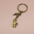 Zinc Alloy Cat And Fish Keychain Bag Charm Gift view 6