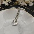Zinc Alloy Cake Keychain Cute Dessert Bag Charm Gift view 3