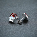 Cute Santa Claus Heart Stud Earrings For Women, Fashion Christmas Holiday Jewelry Accessories view 2