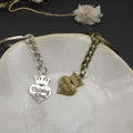 Zinc Alloy Crown Heart Letter Keychain Gift Key Ring view 4