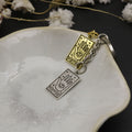 Metal Tarot Card Fortune Keychain Gift view 4