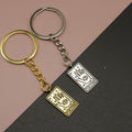 Metal Tarot Card Fortune Keychain Gift view 1