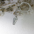 Metal Cross Coffin Keychain Bag Charm Gift for Halloween view 3