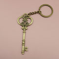Zinc Alloy Vintage Heart Crown Bow Keychain Bag Charm view 6