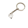 Metal Hollow Diamond Shape Keychain Bag Charm Gift Accessory view 5