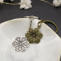Zinc Alloy Flower Pendant Keychain Bag Charm Gift view 4