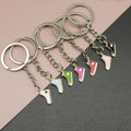 Metal Geometric Chinese Knot Keychain Bag Charm view 1