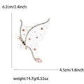 Alloy Pearl Star Butterfly Brooch Pin For Women's Suits view 6