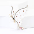 Alloy Pearl Star Butterfly Brooch Pin For Women's Suits view 2