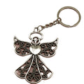 Metal Angel Keychain Bag Charm Gift – Gold view 5