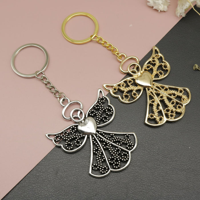 Metal Angel Keychain Bag Charm Gift – Gold