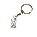 Zinc Alloy The Sun Tarot Card Keychain Gift view 5
