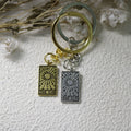 Zinc Alloy The Sun Tarot Card Keychain Gift view 3