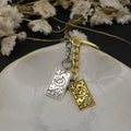 Metal Tarot Moon Card Keychain Bag Charm Gift Key Ring view 4