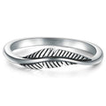 Simple Leaf Ring For Women, European Style Classic Plain Band Daily Fashion Jewelry view 1