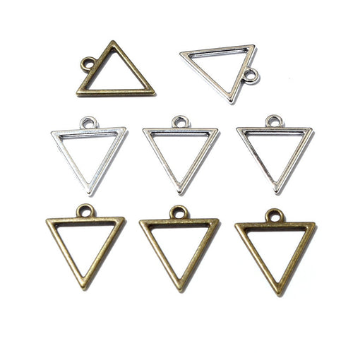 18x16mm 0.6g Antique Silver Zinc Alloy Charm Pendant for DIY Necklace Bracelet Jewelry Making