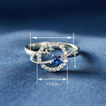Planet Star Design Ring For Women With Zircon Inlay, Trendy Fashion Jewelry Accessory view 4