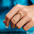 Classic Minimalist Geometric Ring, Unisex Daily Fashion Personality Accessory Jewelry view 5