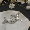 Zinc Alloy Mermaid Keychain Ocean Bag Charm Gift view 3