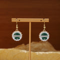 Creative Oktoberfest Beer Mug Bottle Cap Barrel Enamel Alloy Fun Personality Drop Earrings view 2