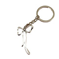 Zinc Alloy Bowknot Keychain Bag Charm Key Ring Gift view 5