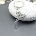 Zinc Alloy Bowknot Keychain Bag Charm Key Ring Gift view 4
