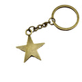 Metal Five-Point Star Keychain Bag Charm Gift view 5