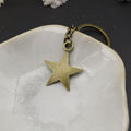 Metal Five-Point Star Keychain Bag Charm Gift view 4