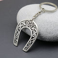 Zinc Alloy Horseshoe Keychain Bag Charm Lucky Gift view 4