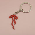 Zinc Alloy Geometric Bow Keychain Bag Charm Gift view 12