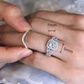 European American Bridal Wedding Ring Set With Geometric Crisscross Design Three Piece Rings view 4