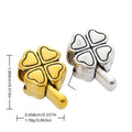 Zinc Alloy Four Leaf Clover Charm Pendant No.845180 for DIY Necklace Bracelet Jewelry Making view 1
